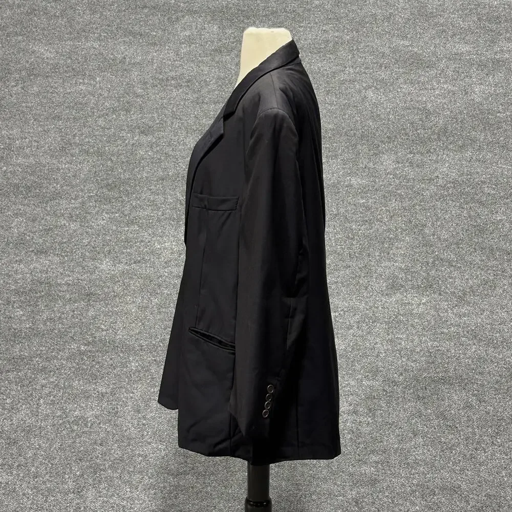 Brooks Brothers Blazer Mens 44 Short Black Golden Fleece Hand Tailored USA Wool